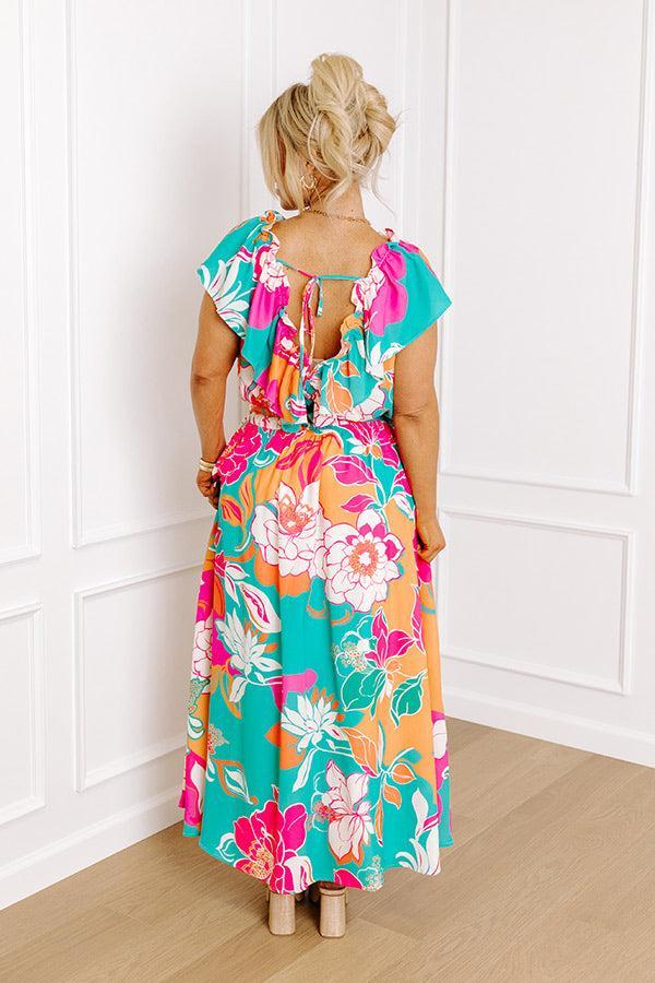 Dreamy And Darling Floral Midi Curves Product Image