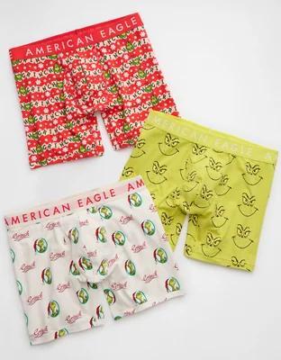 AEO Men's Grinch 6" Classic Boxer Brief 3-Pack Product Image