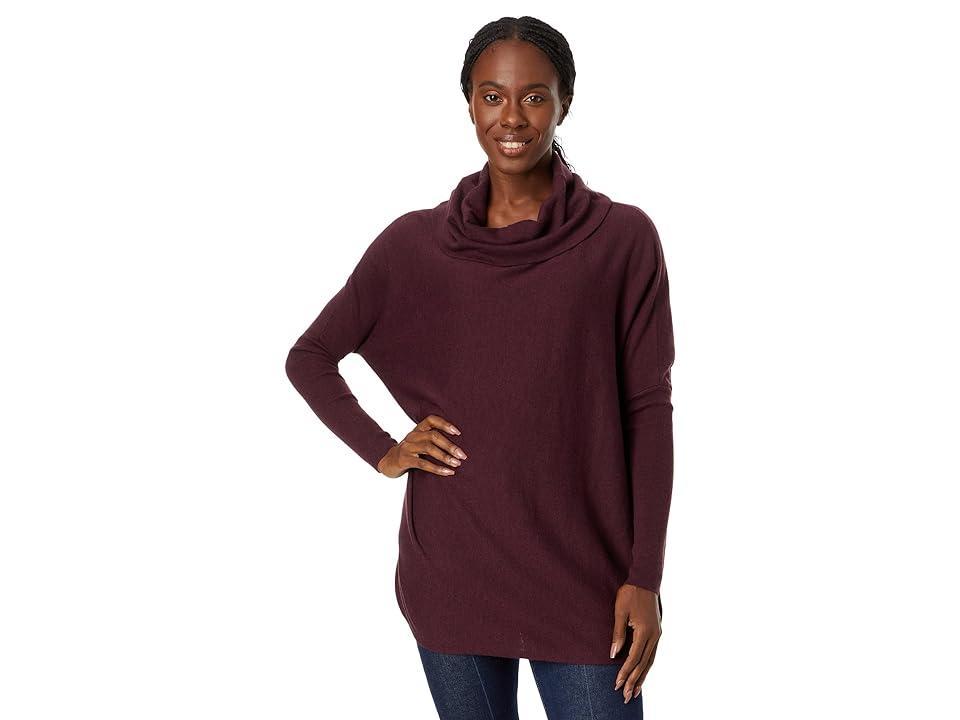 Smartwool Edgewood Poncho Sweater (Eggplant Heather) Women's Clothing Product Image