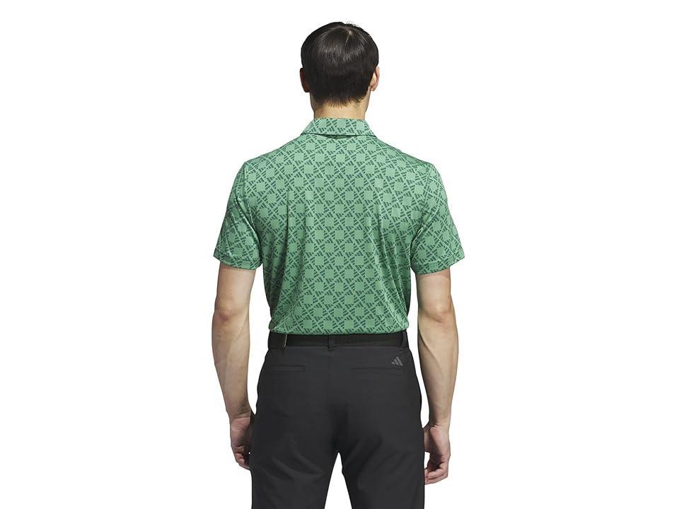 adidas Golf Ultimate 365 Tour Heat.Rdy Jacquard Polo (Collegiate ) Men's Short Sleeve Knit Product Image