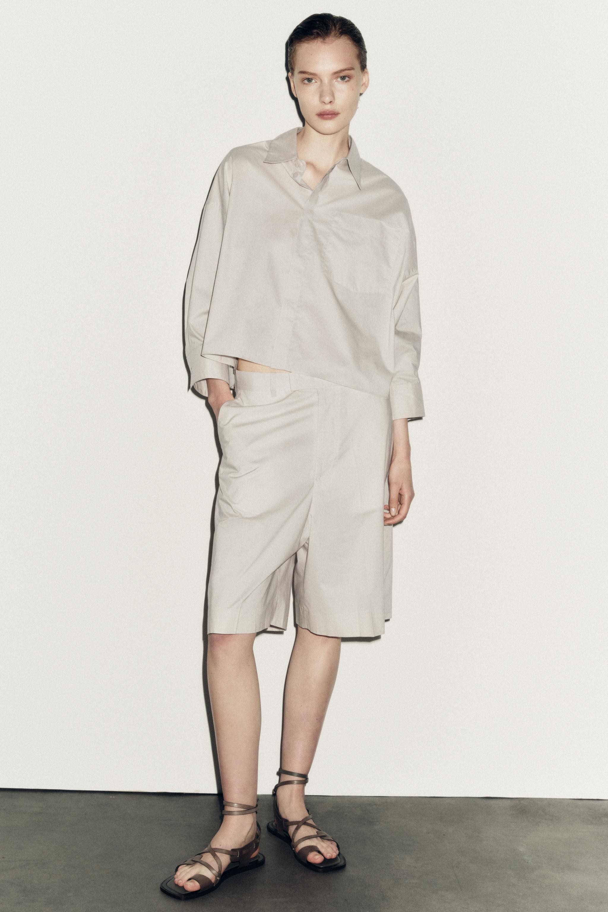 LONG POPLIN SHORTS LIMITED EDITION Product Image