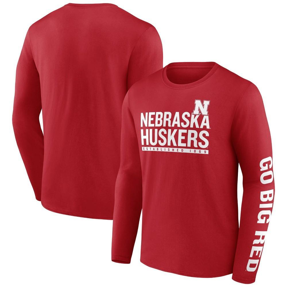 NCAA Nebraska Cornhuskers Mens Chase Long Sleeve T-Shirt Product Image