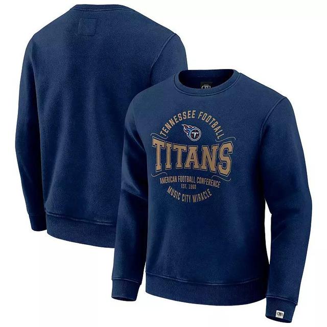 Mens Darius Rucker Collection by Fanatics Tennessee Titans Vintage Pullover Sweatshirt Blue Product Image