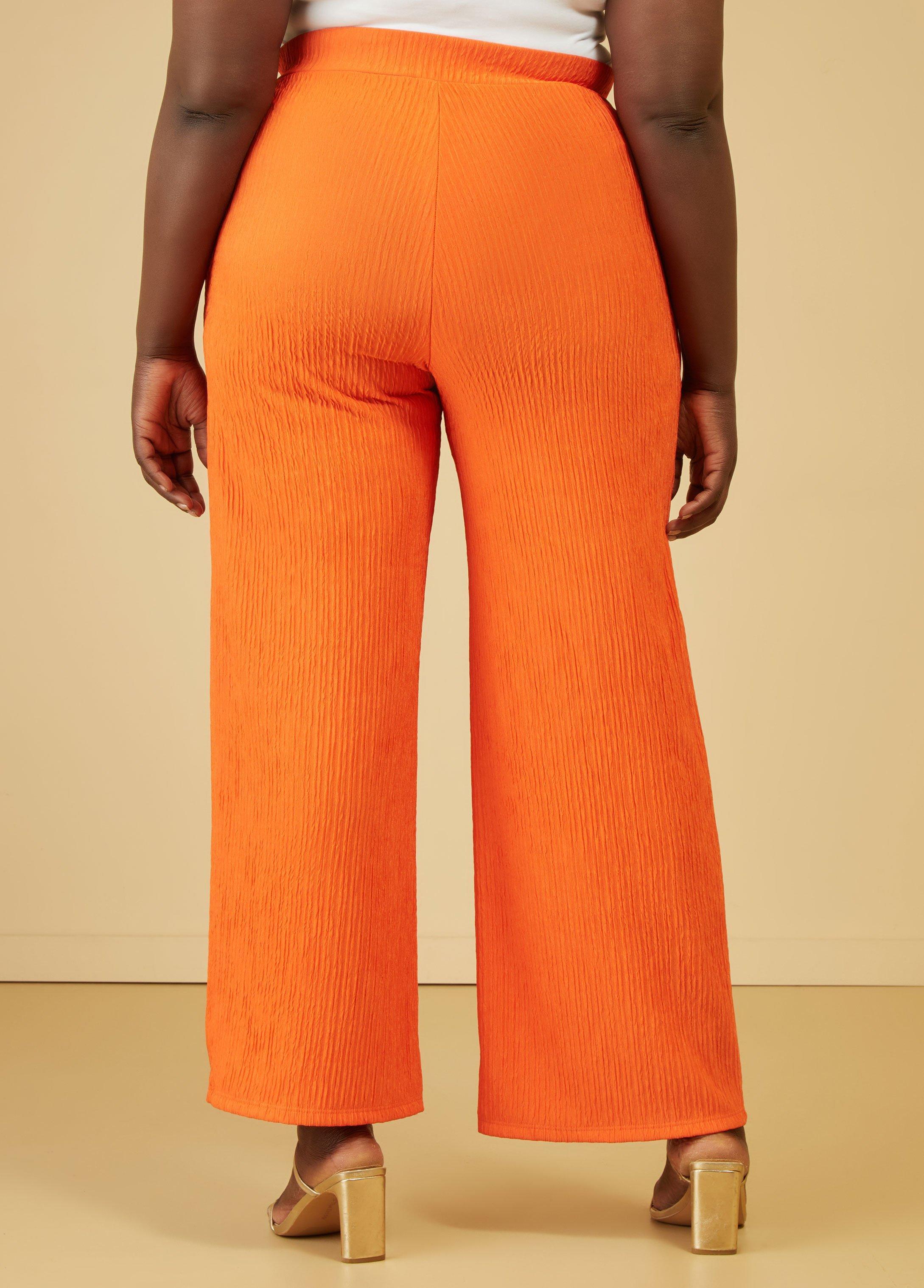 Textured Straight Leg Pants Product Image