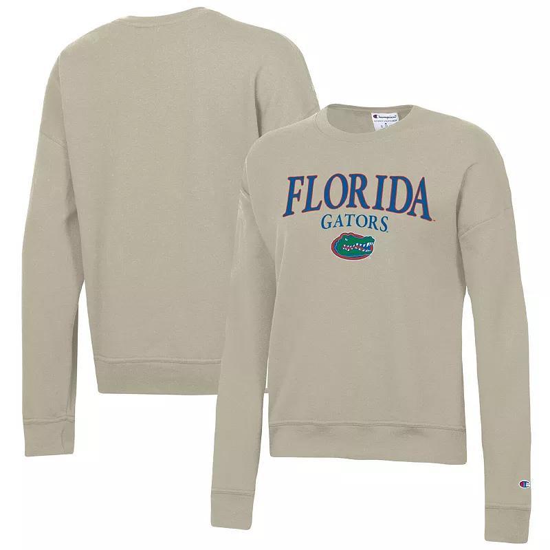 Womens Champion Tan Florida Gators Powerblend Pullover Sweatshirt product image