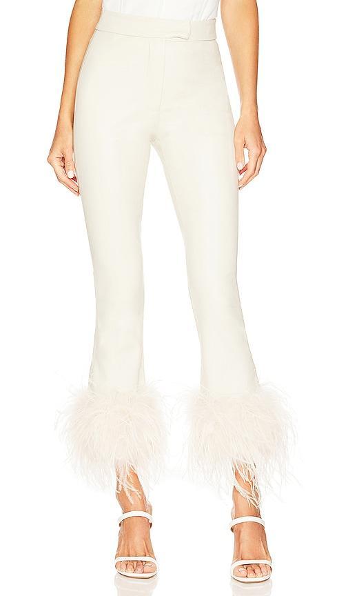 Womens Pagetta Feather-Hem Crop Pants Product Image