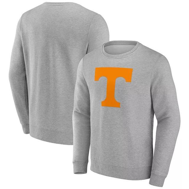 Mens Fanatics Gray Tennessee Volunteers Fleece Pullover Sweatshirt Product Image