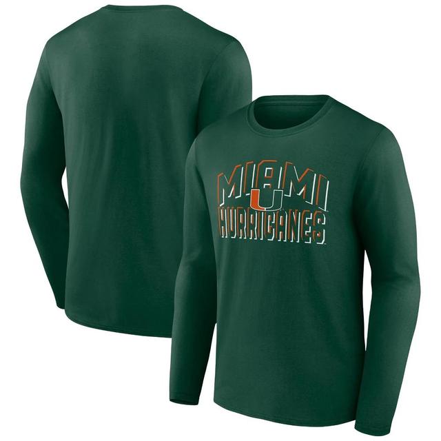 NCAA Miami Hurricanes Mens Long Sleeve T-Shirt Product Image