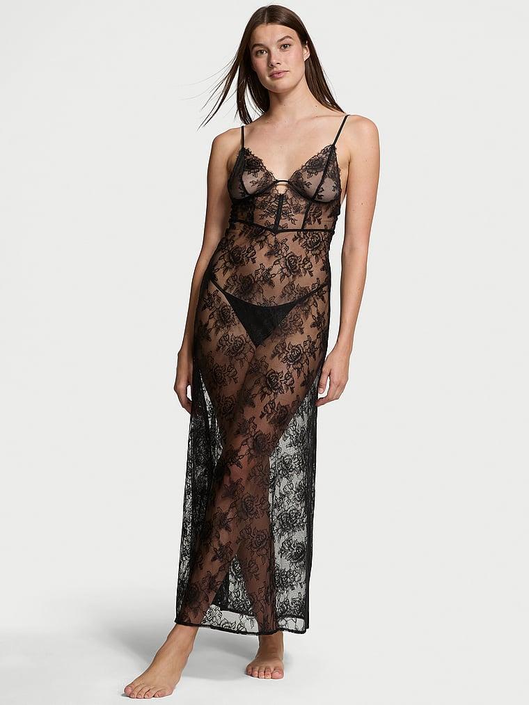 Rose Lace Long Slip Product Image