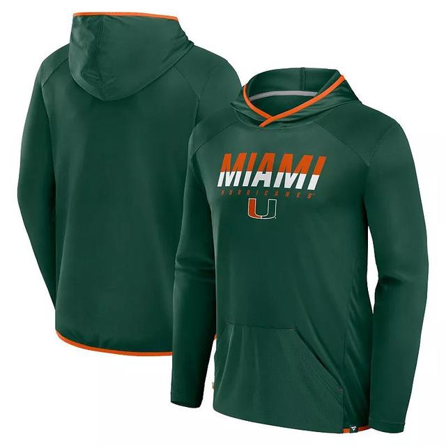 Mens Fanatics /Orange Miami Hurricanes Transitional Hoodie T-Shirt Product Image