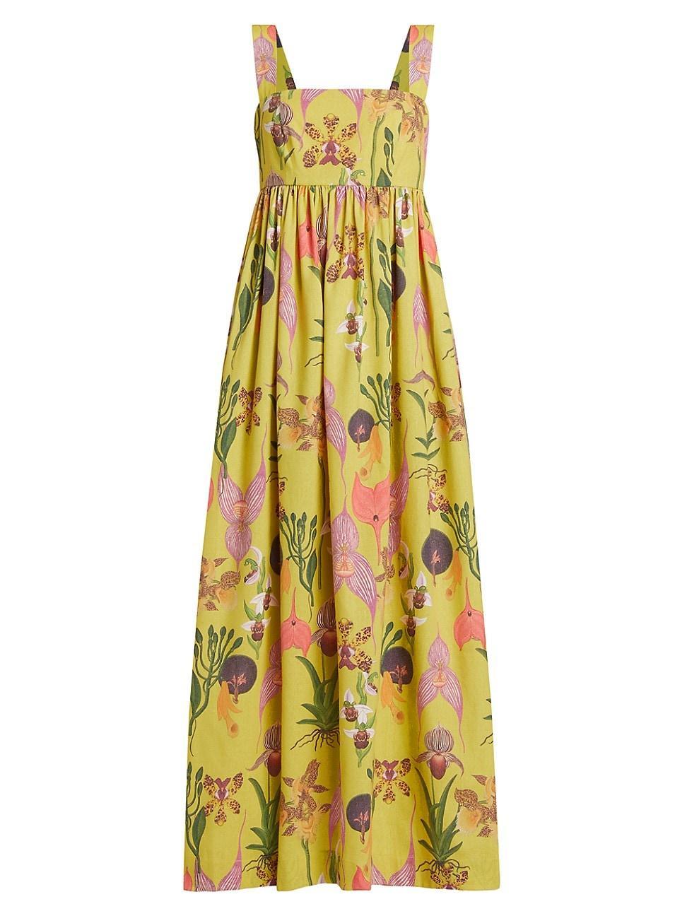 Womens Palmar Botanical Maxi Dress Product Image