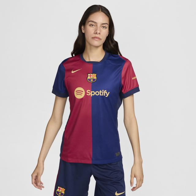 FC Barcelona 2024/25 Stadium Home Nike Womens Dri-FIT Soccer Replica Jersey Product Image