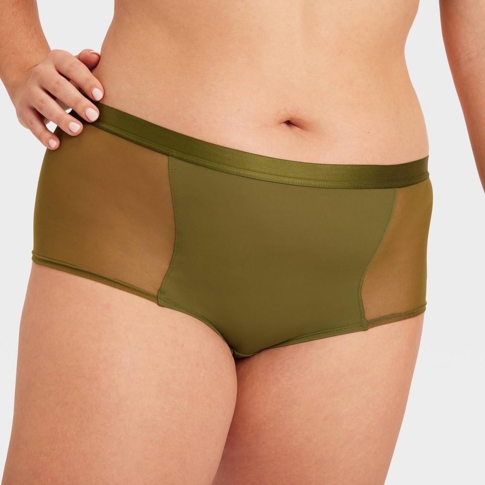 Parade Re:Play Womens Boy Shorts - Olive XL Product Image