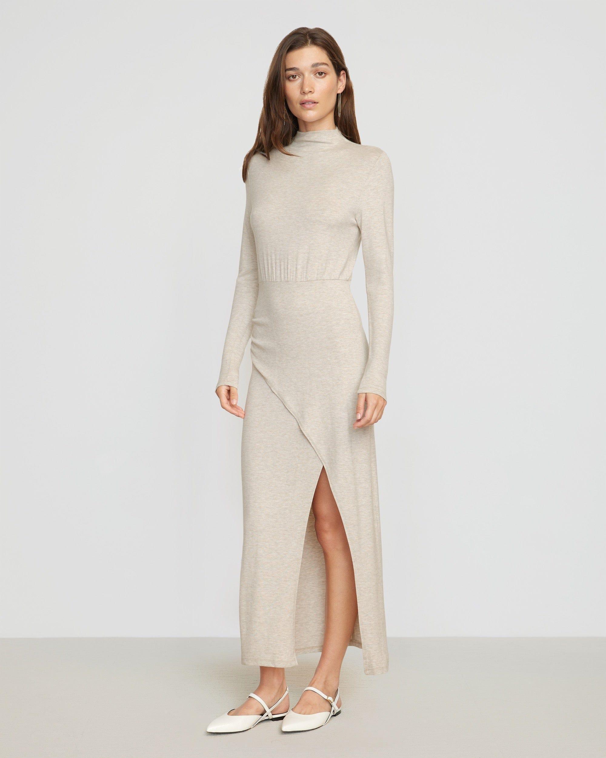 Suki Mock-Neck Long Sleeve Dress Product Image