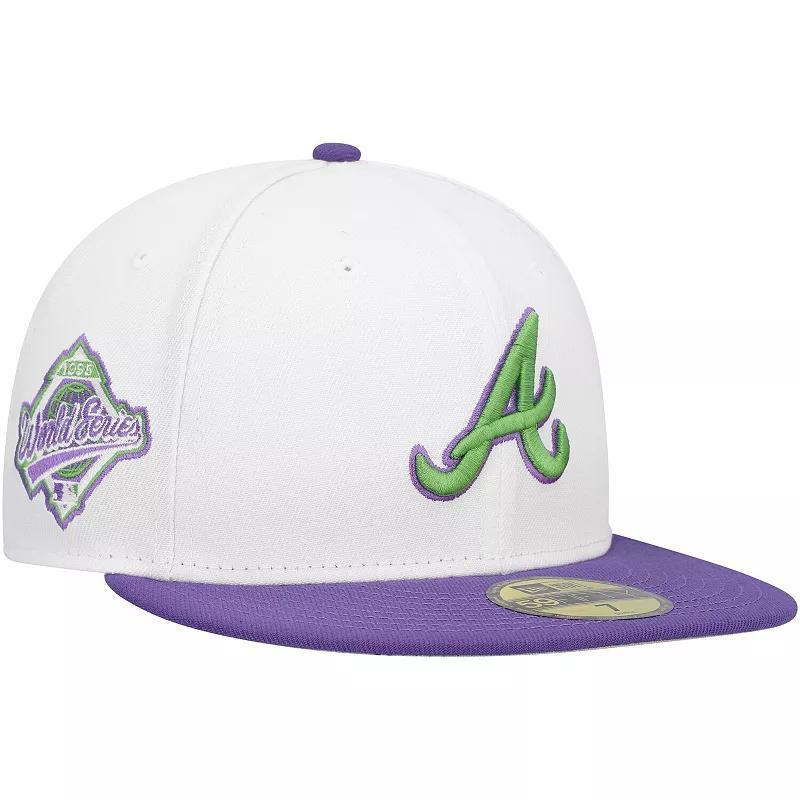 Mens New Era Atlanta Braves Side Patch 59FIFTY Fitted Hat Product Image