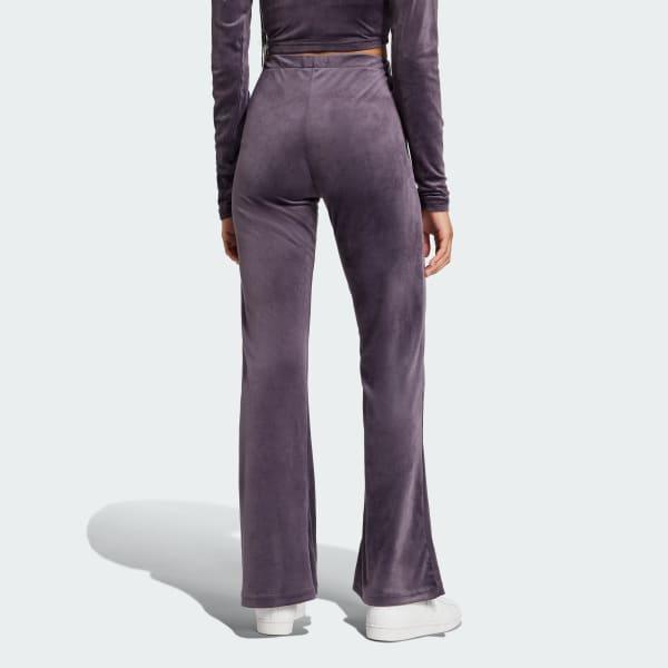 Velvet Pants With Rhinestone Trefoil Product Image