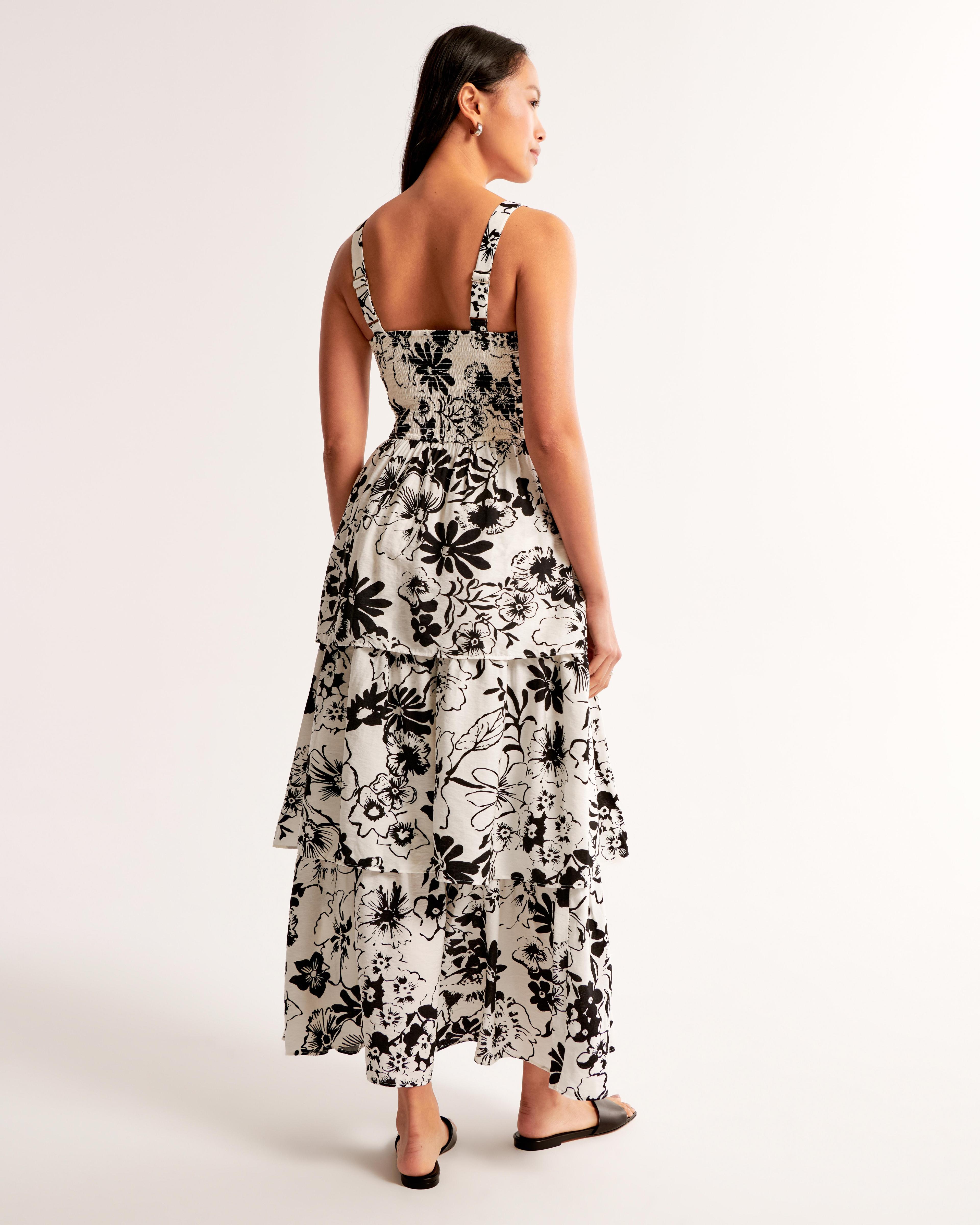 The A&F Emerson Tiered Maxi Dress Product Image