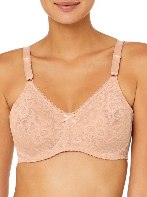 Bali Lace n Smooth Comfort-U Back Full-Figure Bra 3432, Womens Product Image