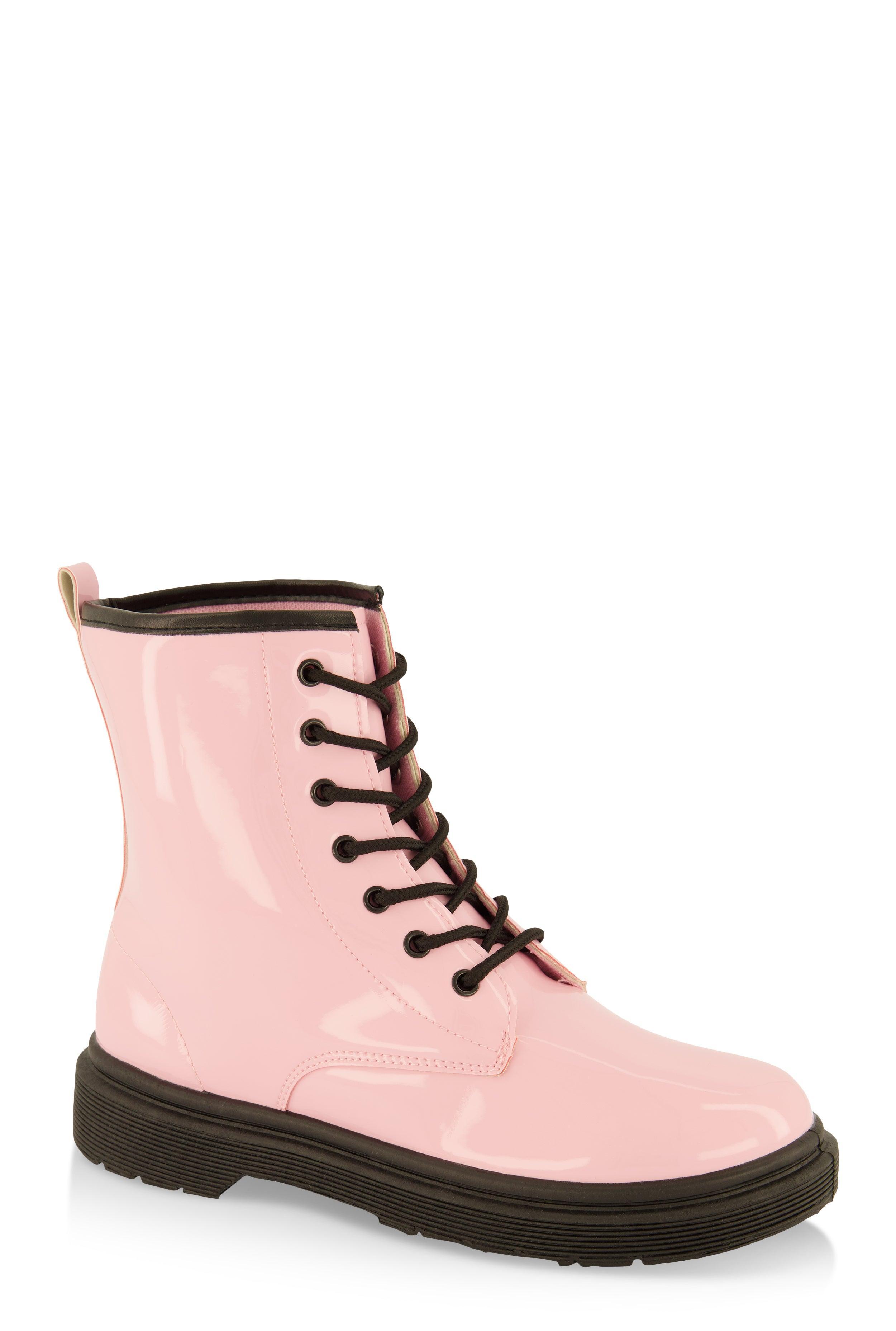 Womens Girls Lace Up Combat Boots product image