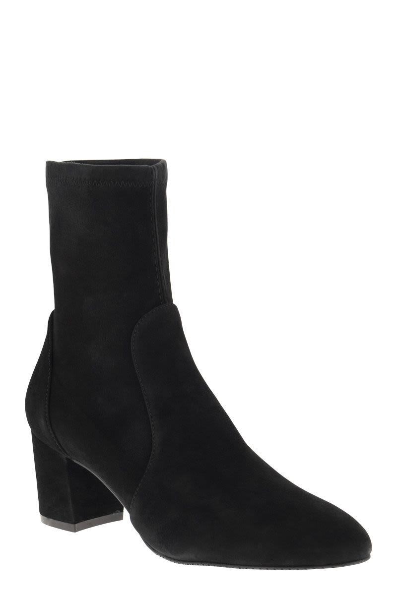 Suede Yuliana Ankle Boots 60 In Black Product Image