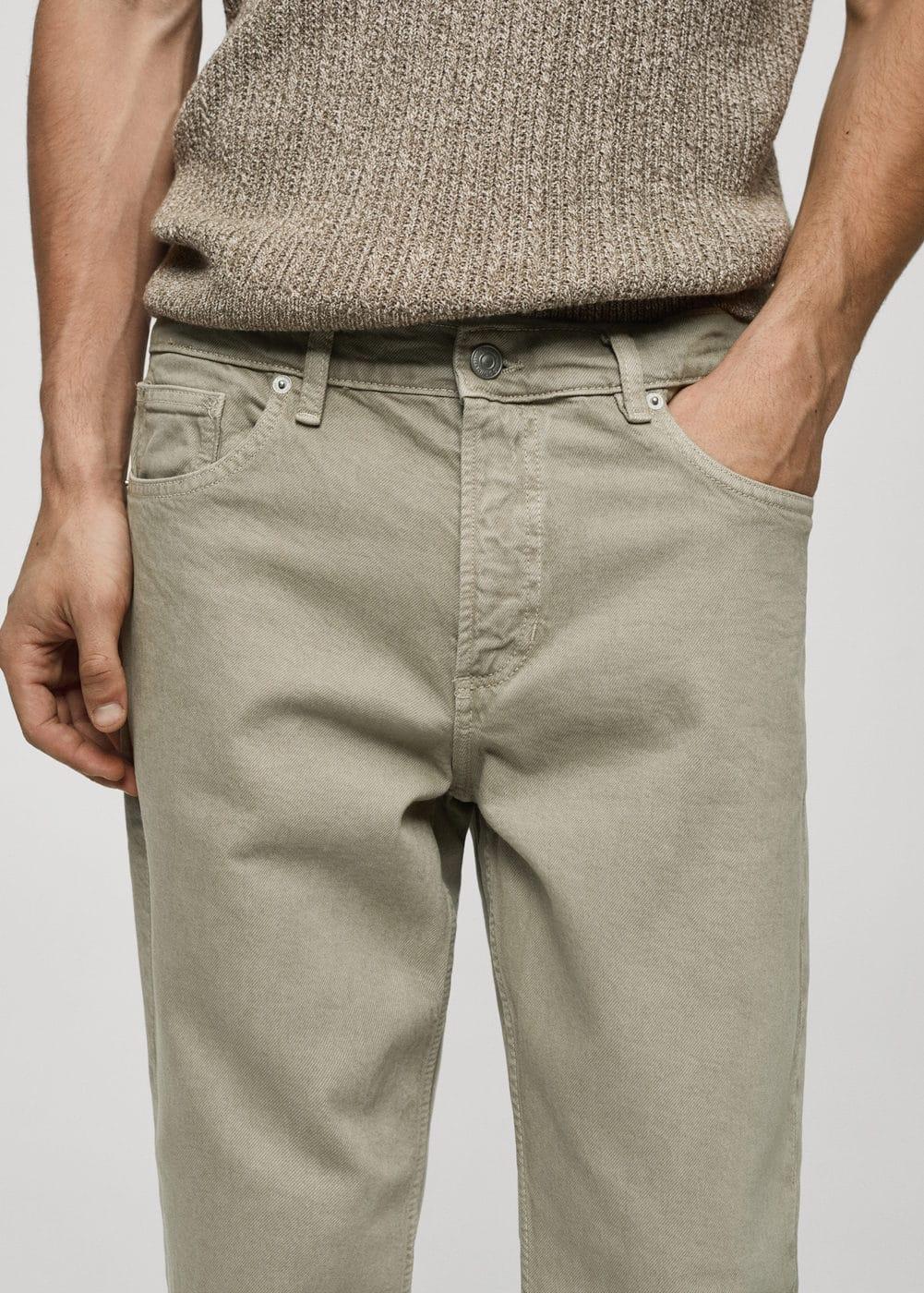 MANGO MAN - Ben cotton tappered-fit jeans khakiMen Product Image