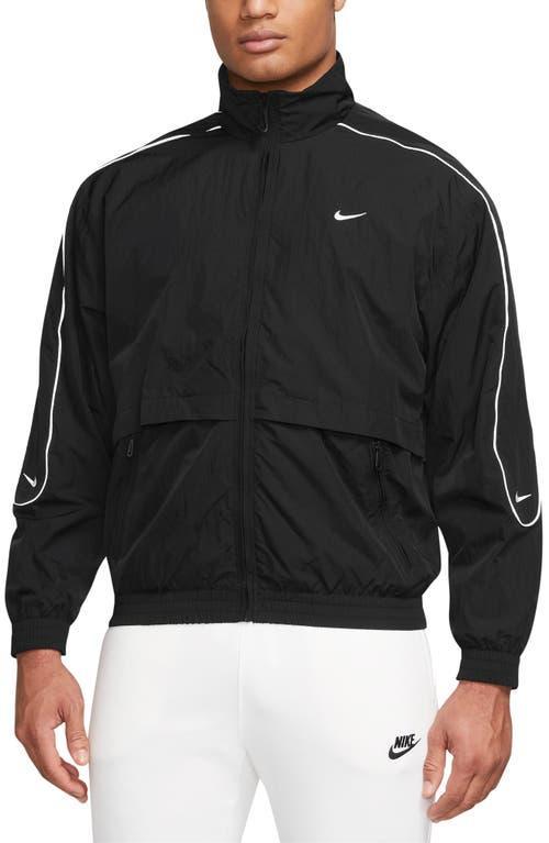 Men's Nike Sportswear Solo Swoosh Woven Track Jacket Product Image