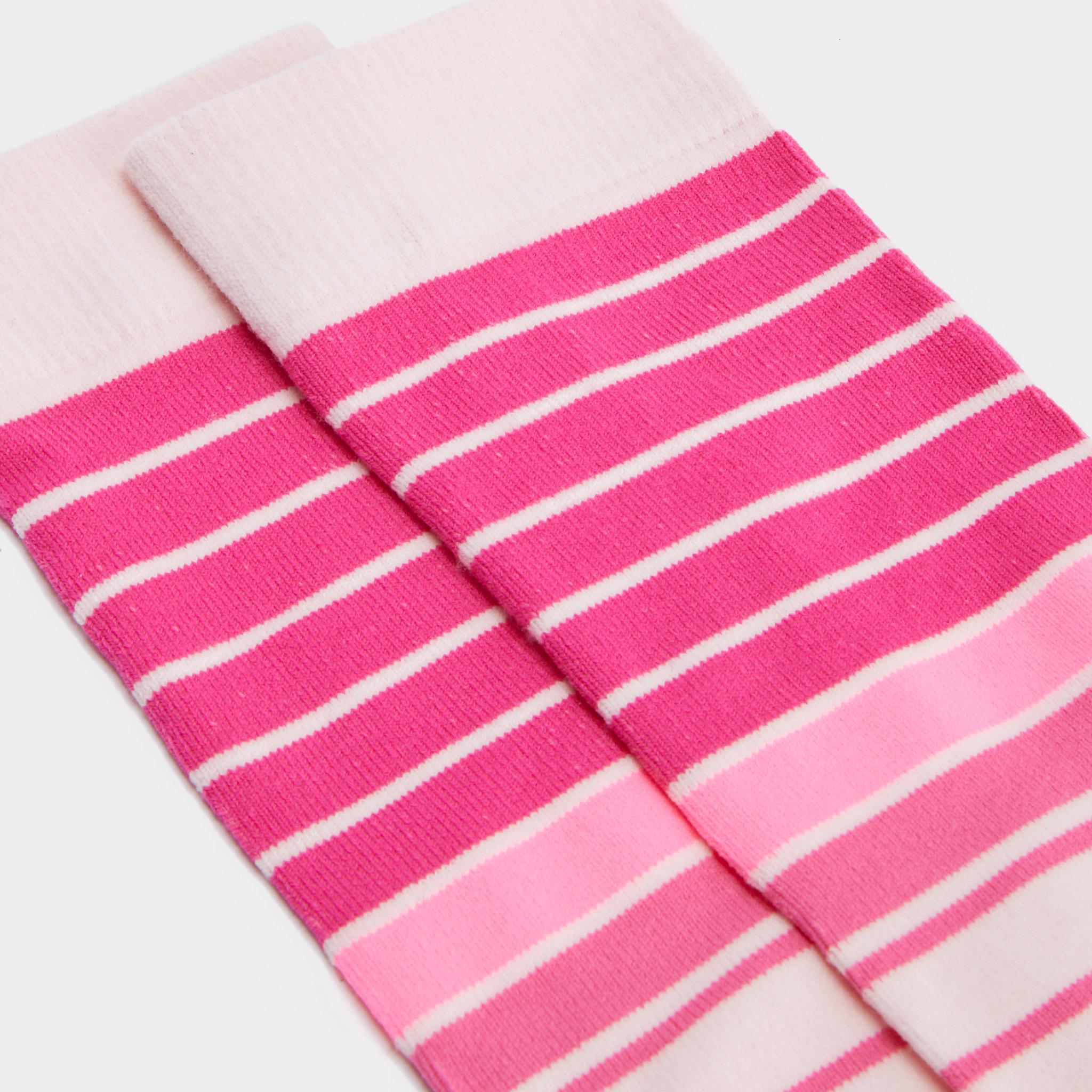 MIXED STRIPE COMPRESSION CREW SOCK Product Image