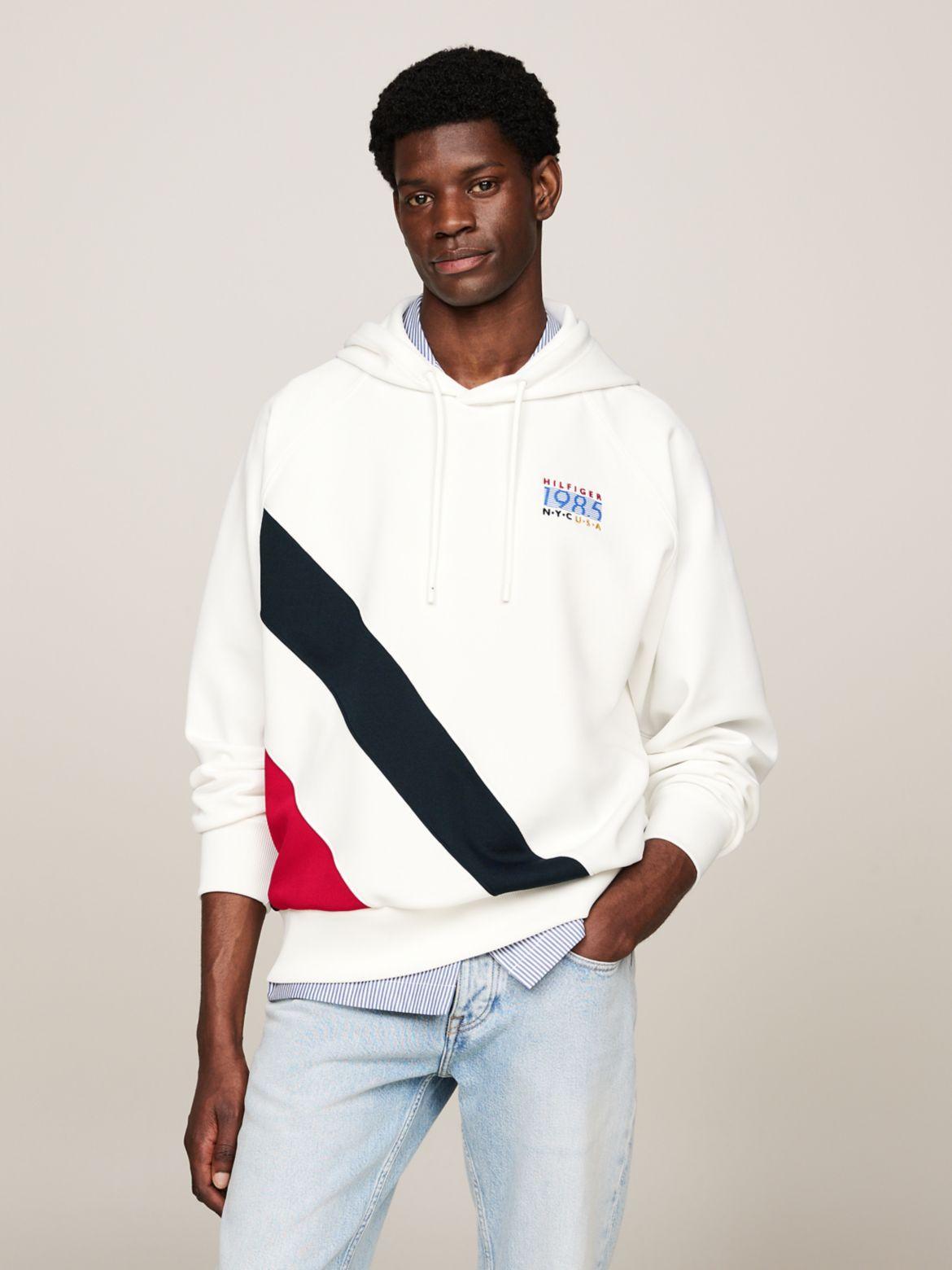 Tommy Hilfiger Men's Hilfiger Team Stripe Hoodie Product Image