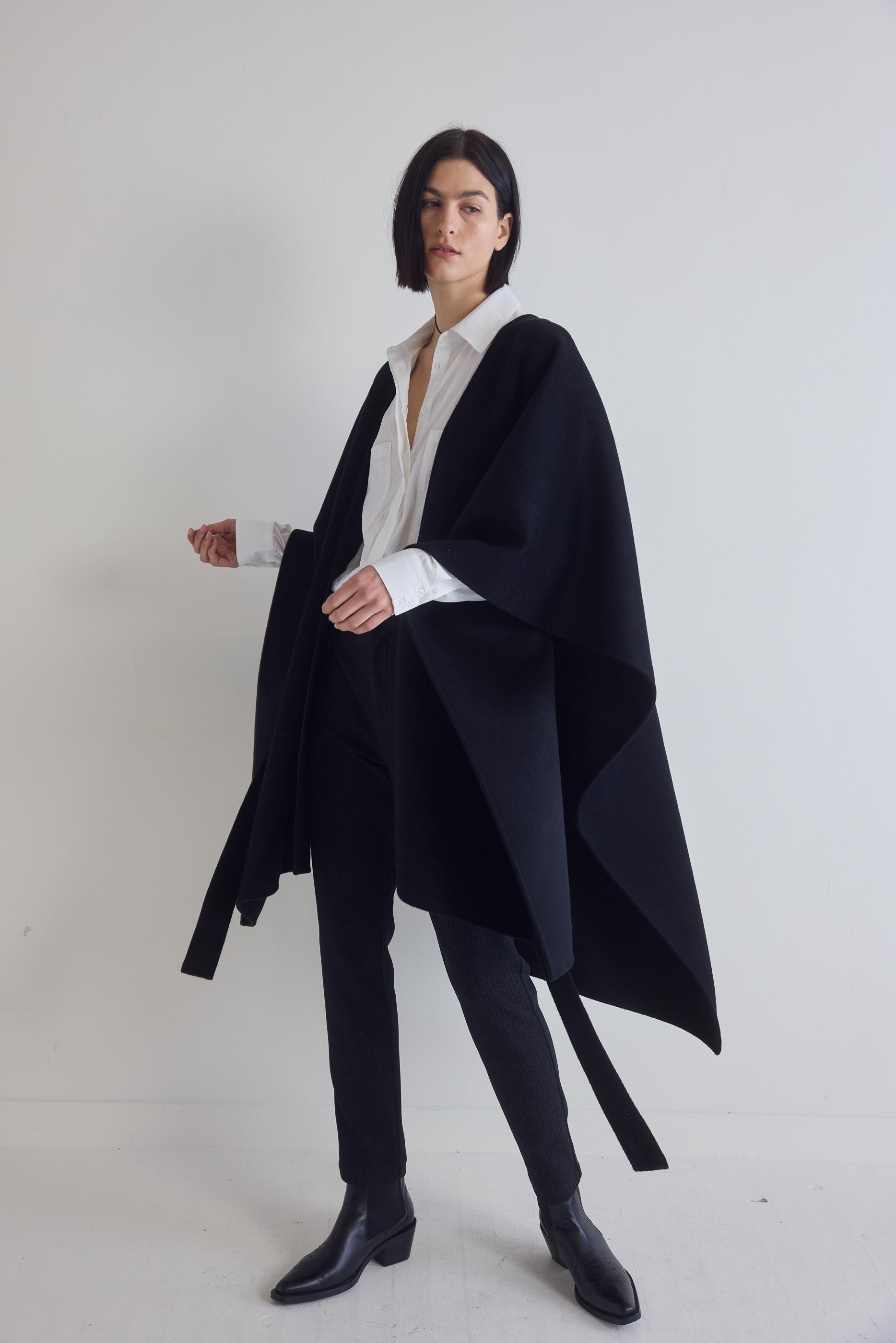 The Belted Poncho Product Image