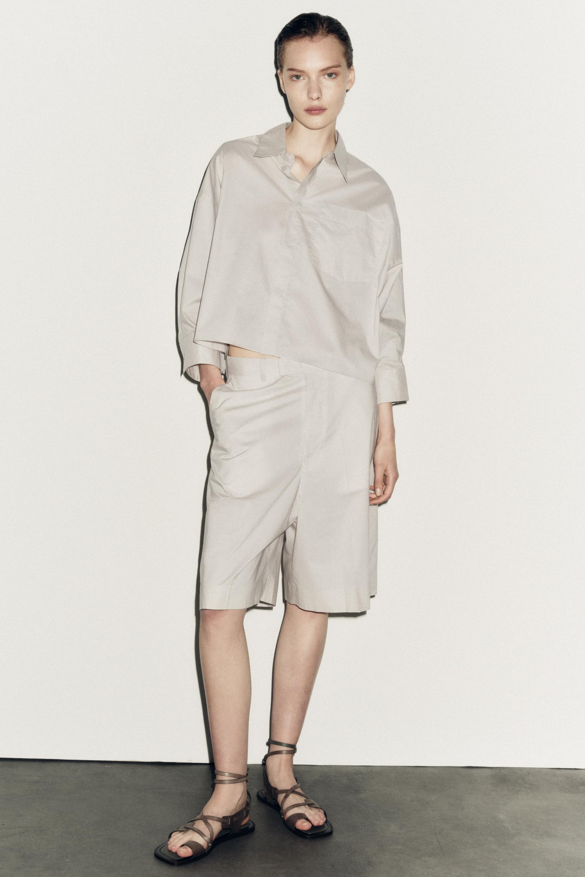 LONG POPLIN SHORTS LIMITED EDITION Product Image