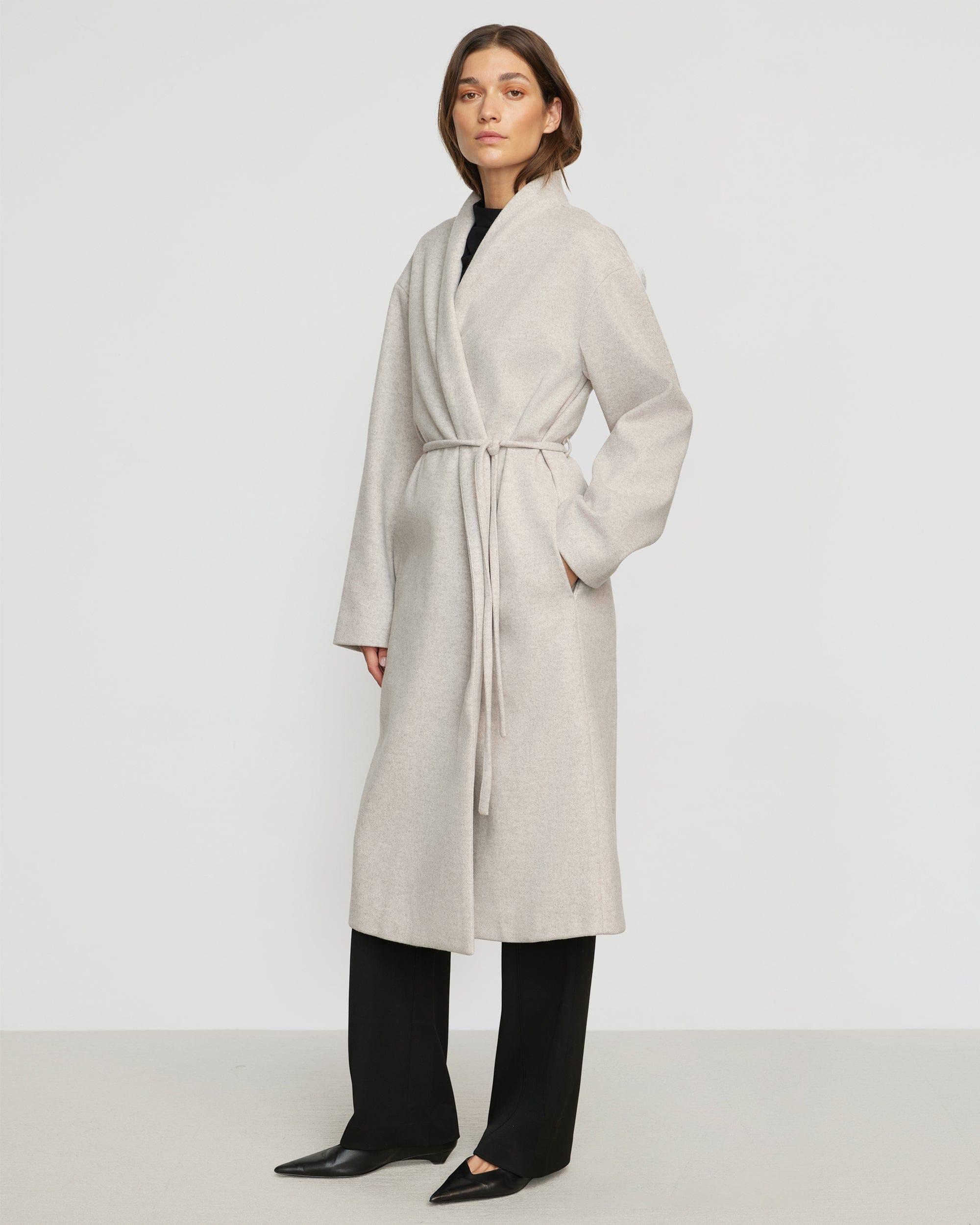 Reagan Oversized Tie-Front Coat Product Image