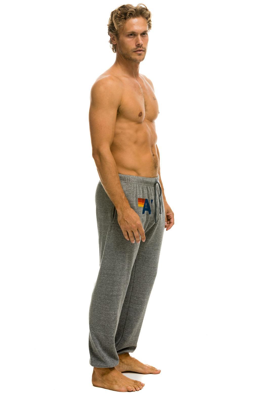 LOGO SWEATPANTS - HEATHER GREY Male Product Image