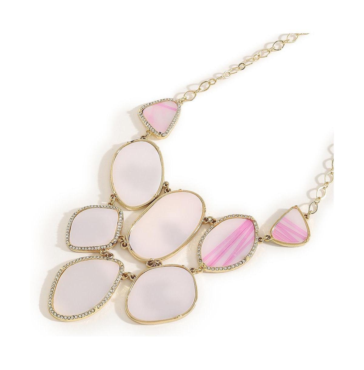 Sohi Womens Mirror Statement Necklace Product Image