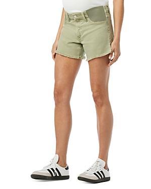 Joes Jeans The Ozzie Mid Rise Maternity Shorts in Safari Product Image