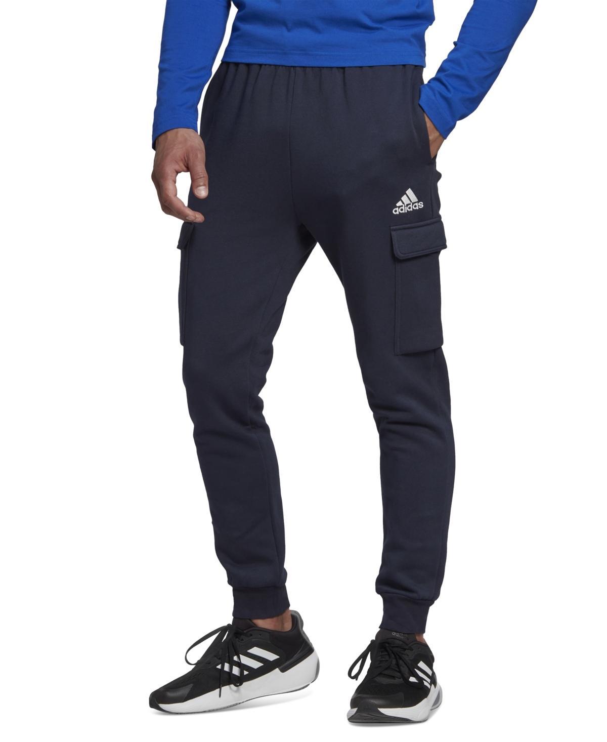 Mens adidas Essentials Tapered Fleece Cargo Pants Product Image