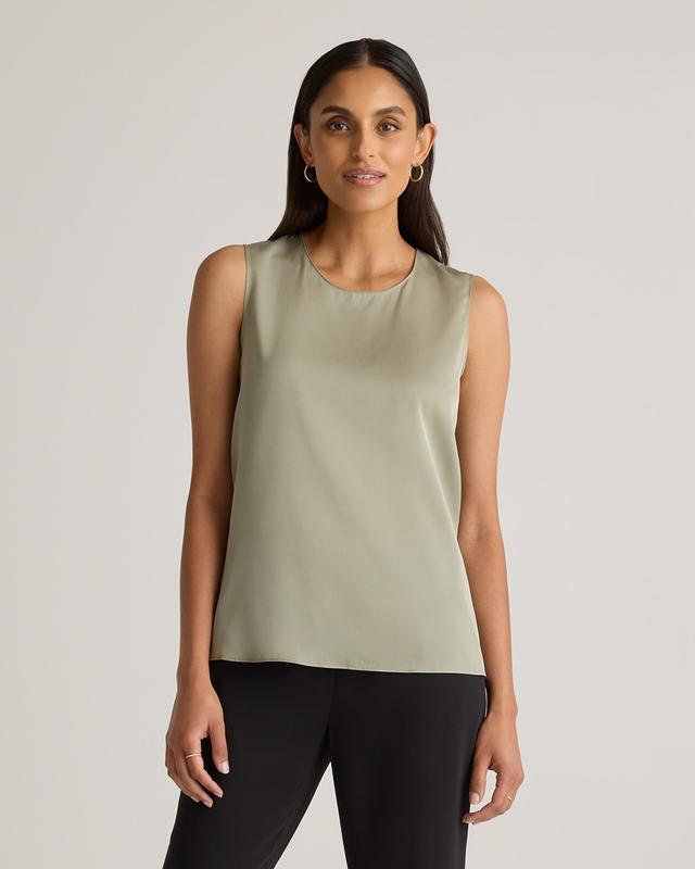 Washable Stretch Silk Shell Tank Product Image