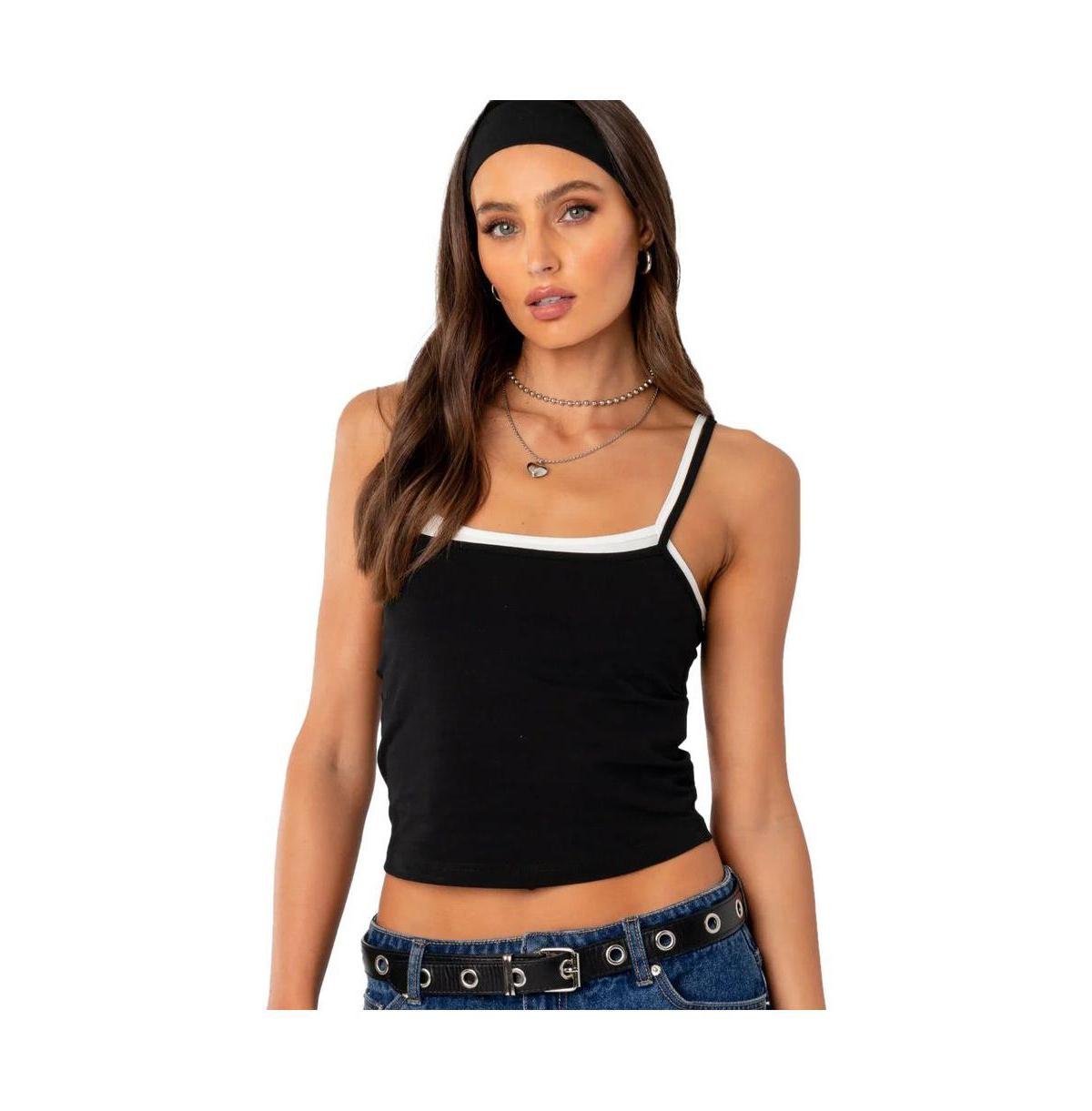 Womens Layered Tank Top Product Image