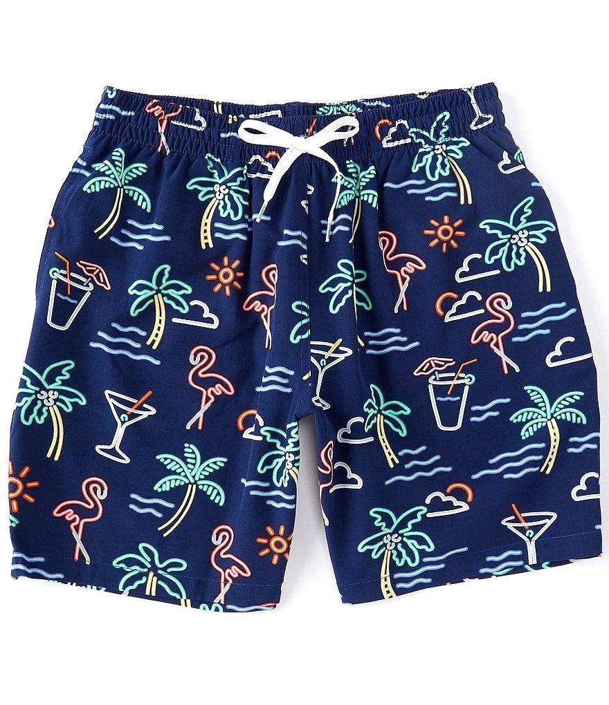 Chubbies The Neon Lights 7#double; Inseam Stretch Swim Trunks Product Image