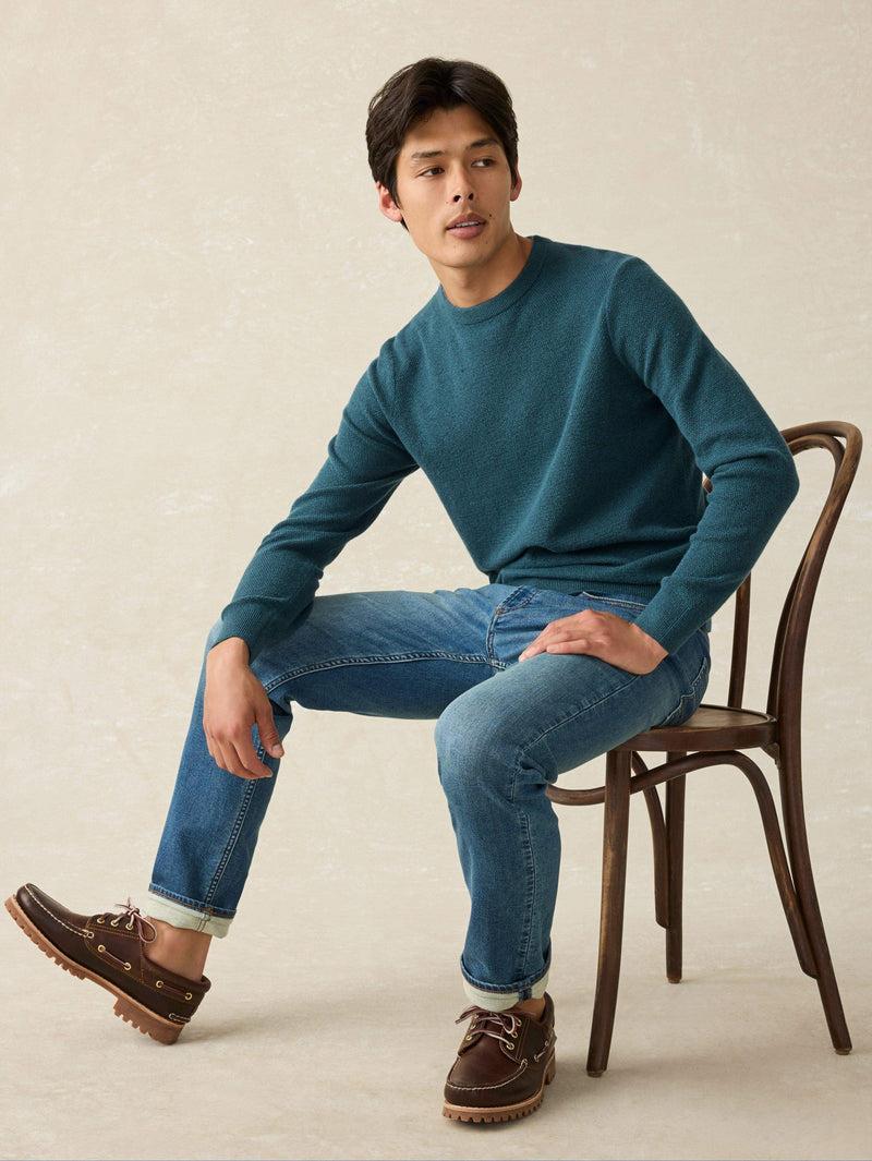 Jackson Crew Sweater - Deep Jade Heather Male Product Image