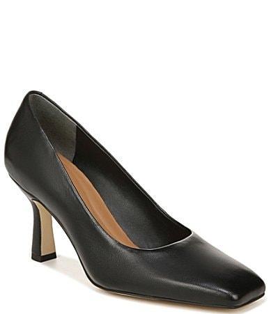 Sarto by Franco Sarto Flexa Aela Leather Square Toe Pumps Product Image