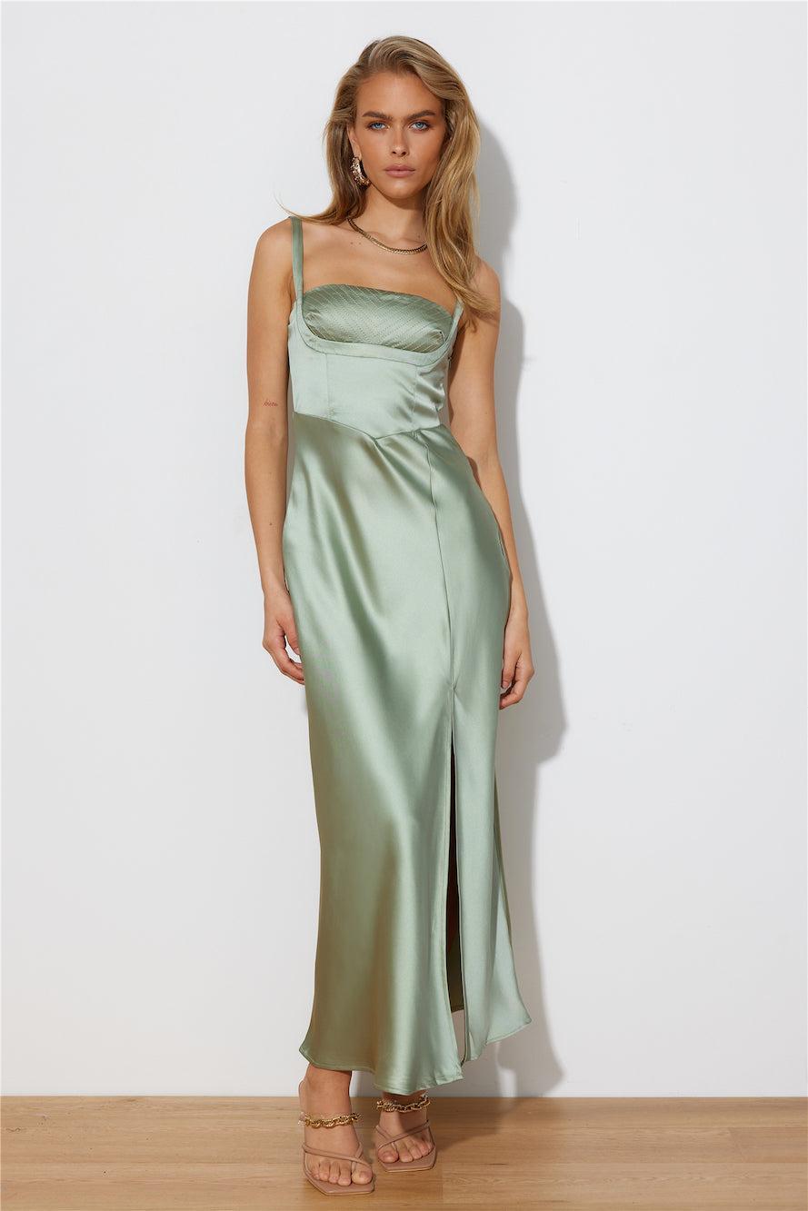 Race To Sunlight Maxi Dress Sage product image