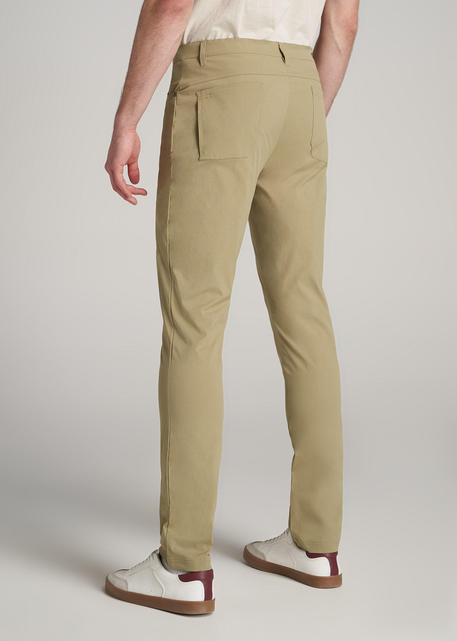 TAPERED-FIT Traveler Pants for Tall Men in Tan Product Image