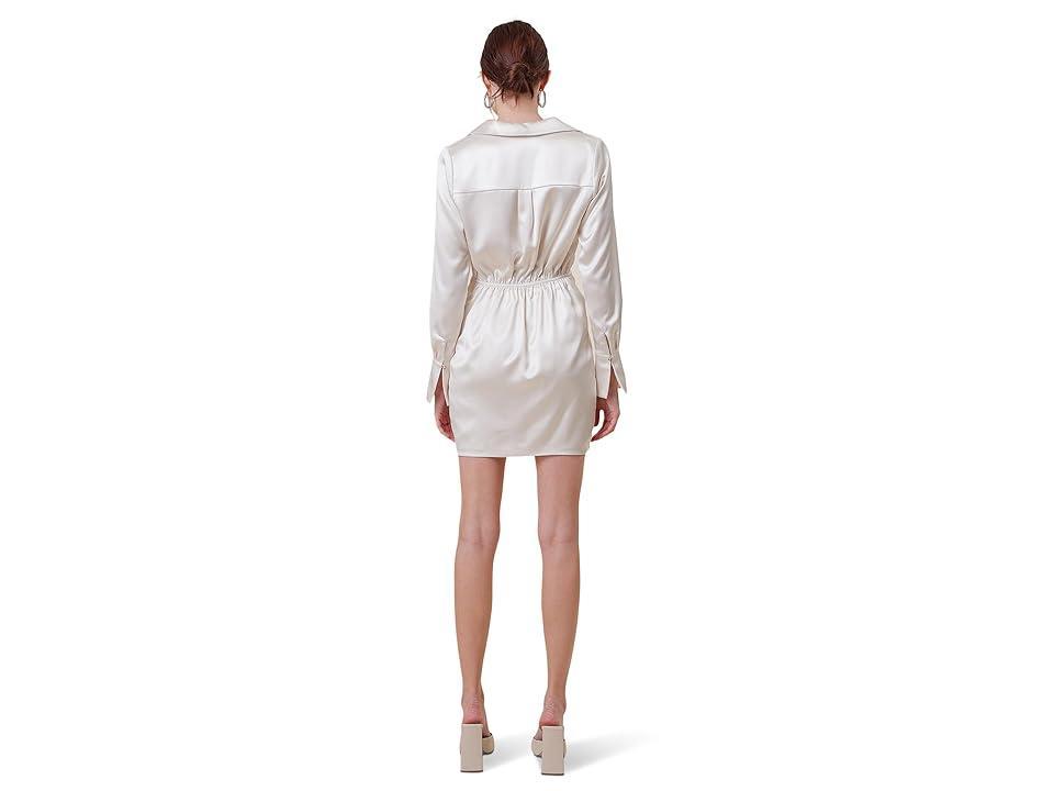 line and dot Cece Dress (Cream) Women's Clothing Product Image