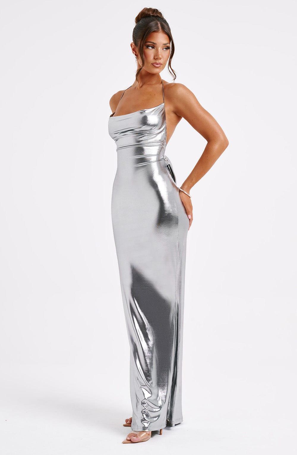 Talisa Maxi Dress - Gunmetal Product Image