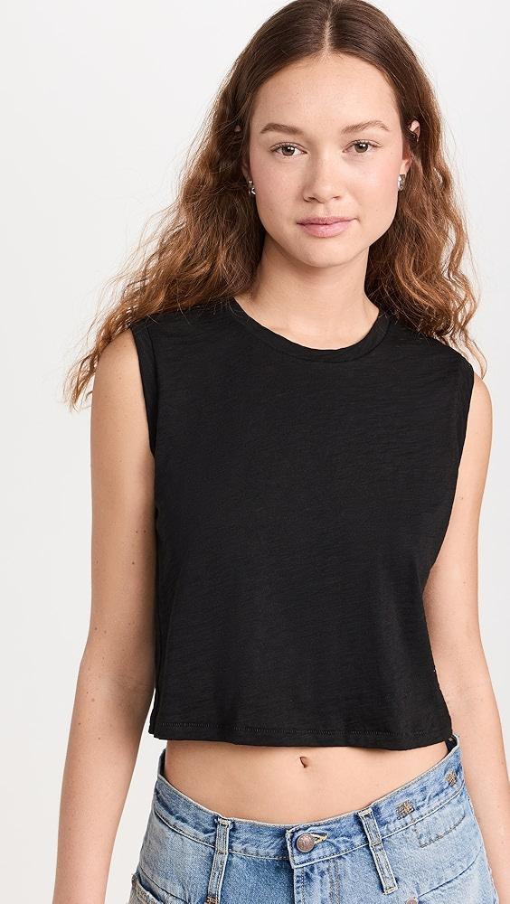 Goldie Sleeveless Crop Tee | Shopbop Product Image