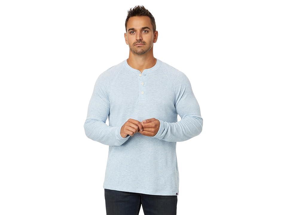 Faherty Ls Cloud Henley (Light Heather) Men's Clothing Product Image