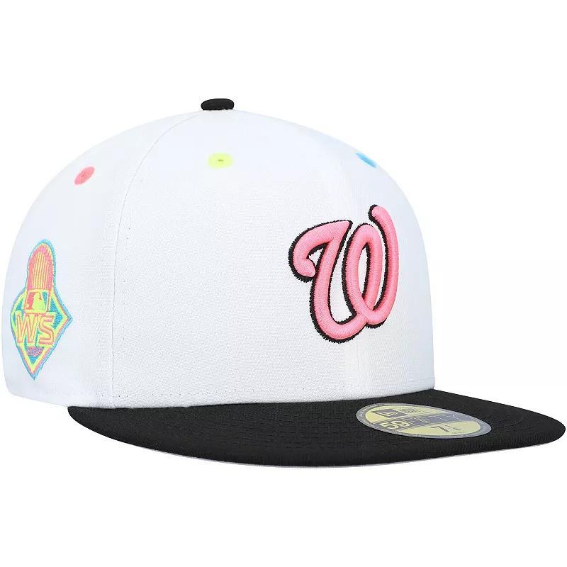 Mens New Era Washington Nationals 2019 World Series Neon Eye 59FIFTY Fitted Hat Product Image