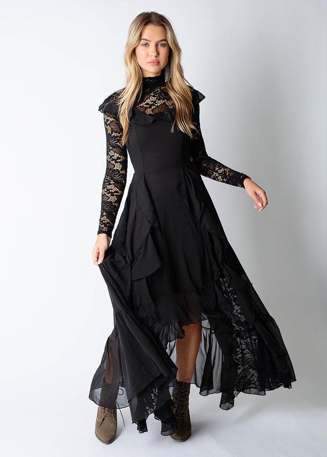 Sveta Dress in Black Product Image