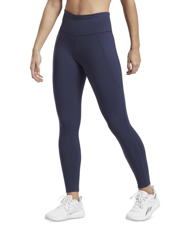 Reebok Womens Lux High-Waisted Pull-On Leggings, A Macys Exclusive Product Image