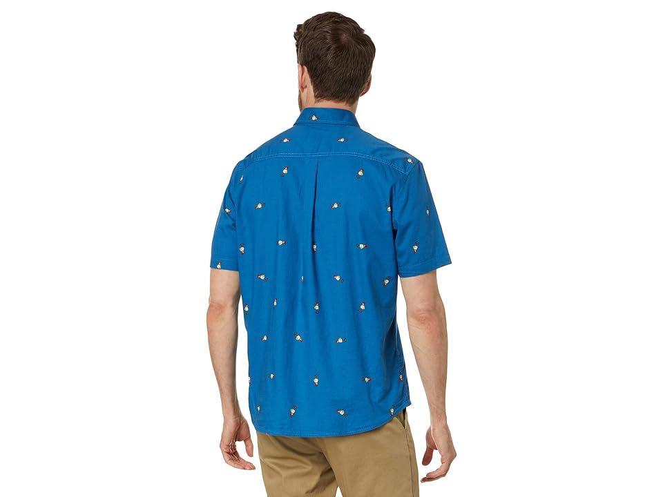 Mens Chappy Hula Embroidered Cotton-Blend Shirt Product Image